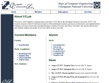 Tablet Screenshot of cclab.cnu.ac.kr